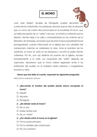 Comprensión lectora