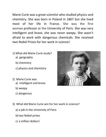 Marie Curie