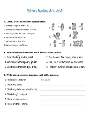 Whose backpack is this?