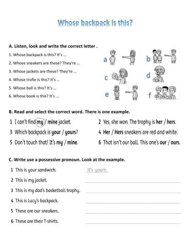 Whose backpack is this?