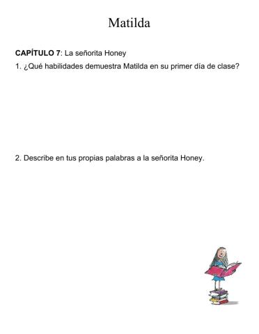 Matilda cap. 7