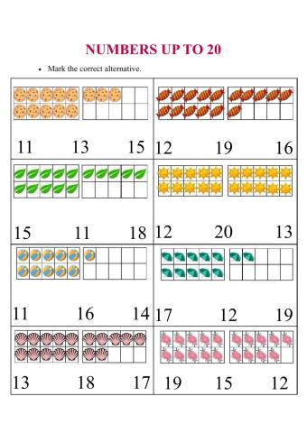 Numbers up to 20