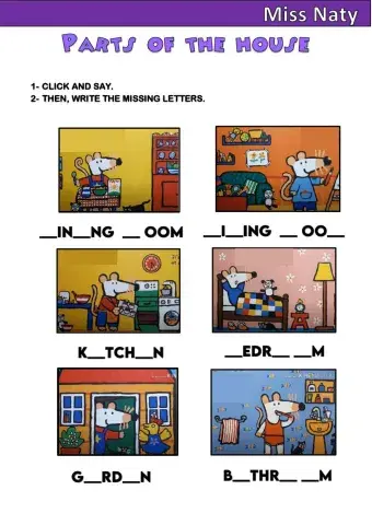 Parts of the house 6