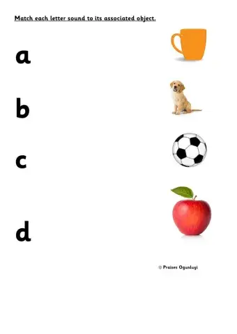 Matching Letter Sounds