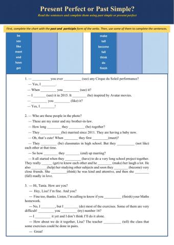 Present Perfect or Past Simple?