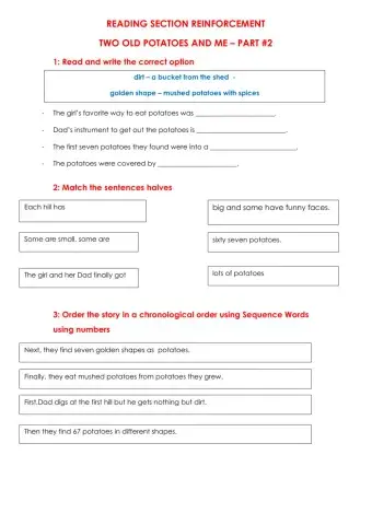 Two Old Potatoes and Me - Part 2