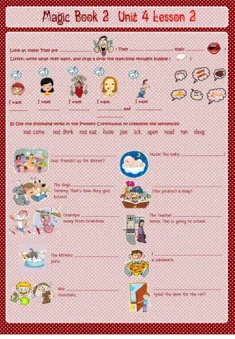 Magic Book 2  Unit 4 Lesson 2 (iv)