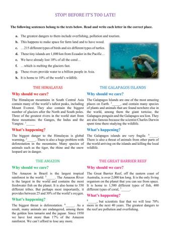 Environment - Student's Book - Page 62