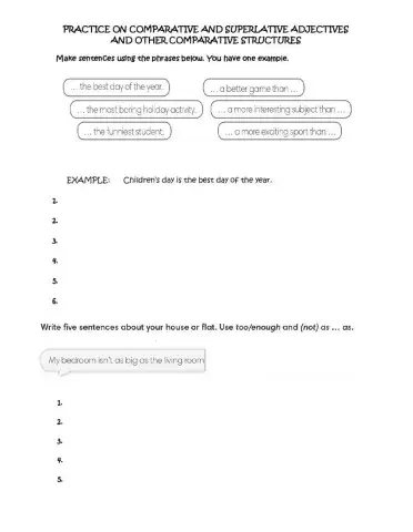 Comparative structures
