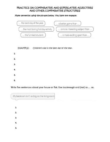 Comparative structures