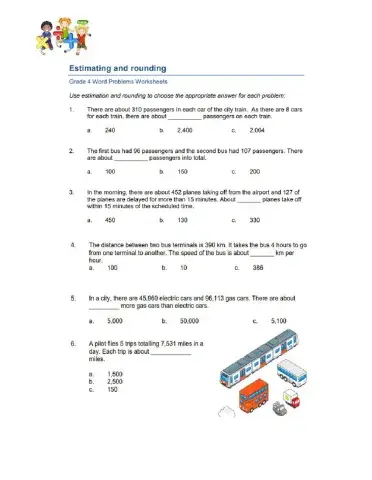 Estimating and Rounding Word Problem
