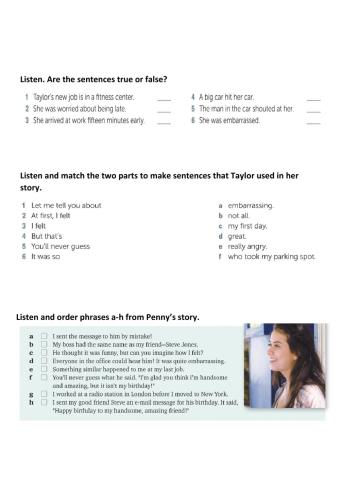 Listening practice Unit 2