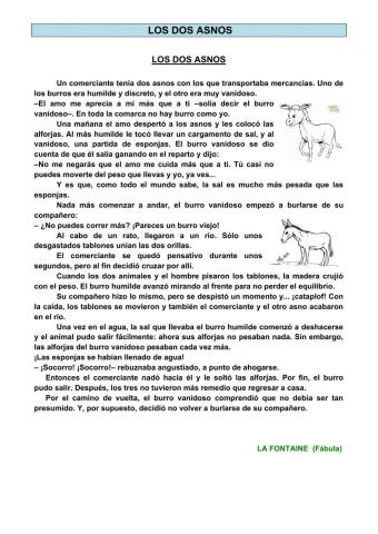 Los dos asnos