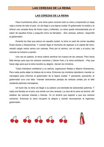 Las cerezas de la reina