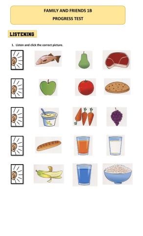 Family and friends 1b test