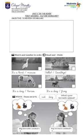 culture worksheet unit 2 B1