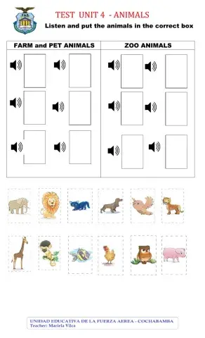 Animals test