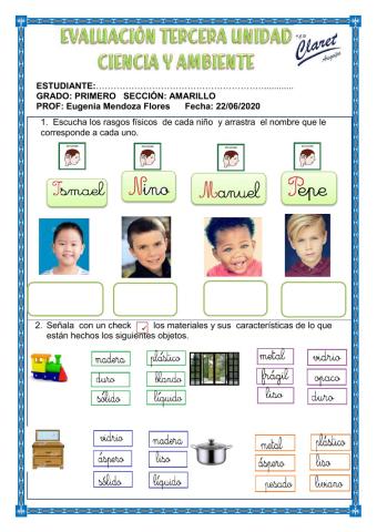 Evaluación de ciencia y ambiente