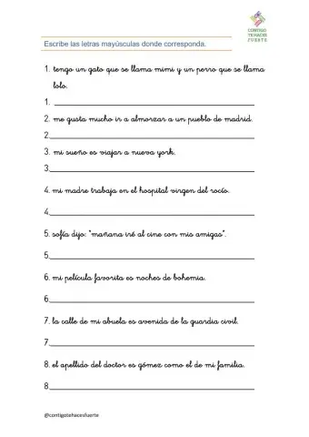 Mayúsculas y minúsculas