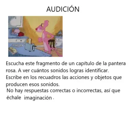 Audición La Pantera Rosa