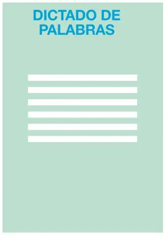 Dictado palabras sencillas p-l-m
