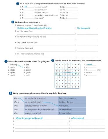 Simple Present Questions