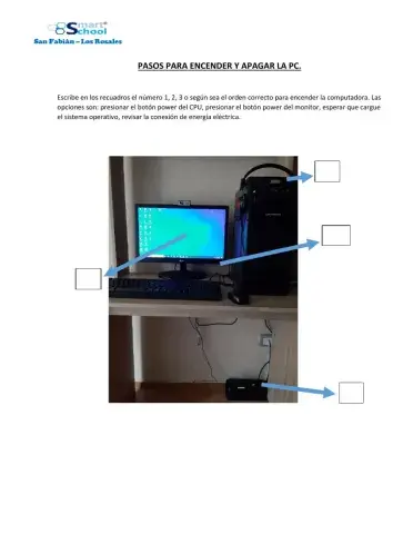 Encender y apagar la computadora