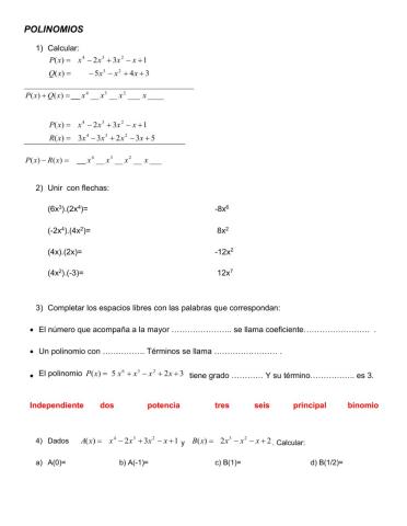 Polinomios