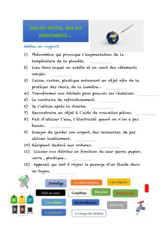 Elle est petite, elle est souffrante.