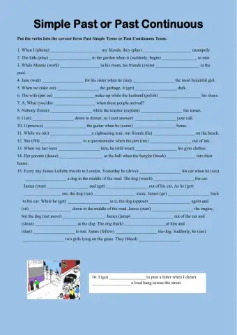 Simple Past or Past Continuous