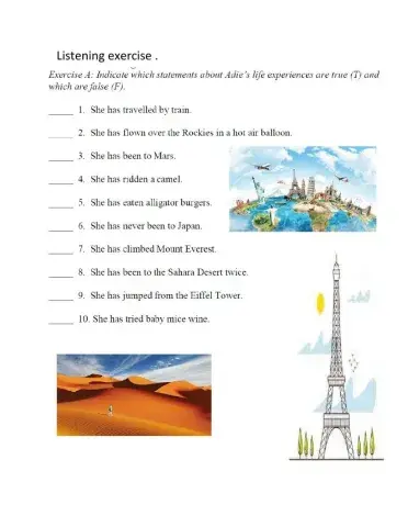 Life experiences : listening