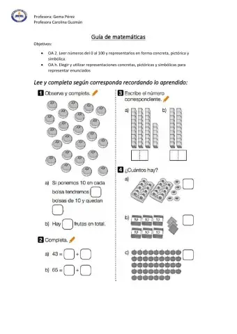 Números hasta el 100