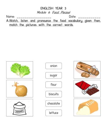 Module 6: Food Please!