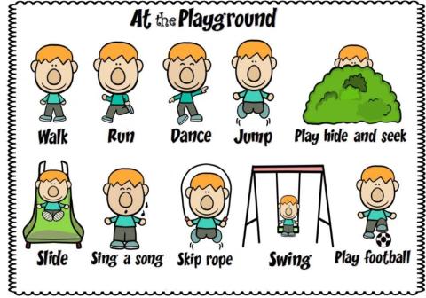 Actions at the playground