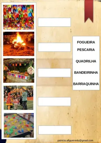 Festa junina escrita