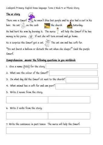 Term 2 Week 9 English Monday ur Phonic