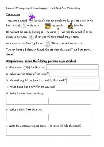 Term 2 Week 9 English Monday ur Phonic