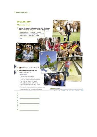 Smart planet unit 7 vocabulary