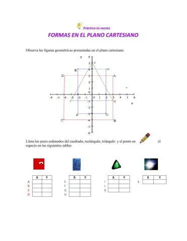 Formas en el plano cartesiano
