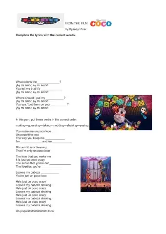 Un poquito loco song