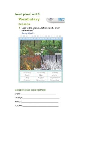 Smart planet unit 9 vocabulary