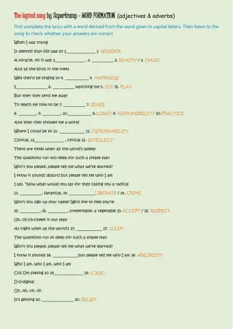 The Logical Song by Supertramp
