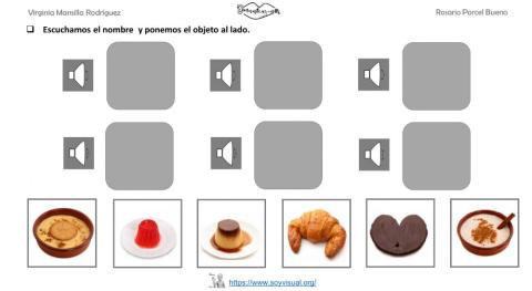 Vocabulario alimentos 8 con audio