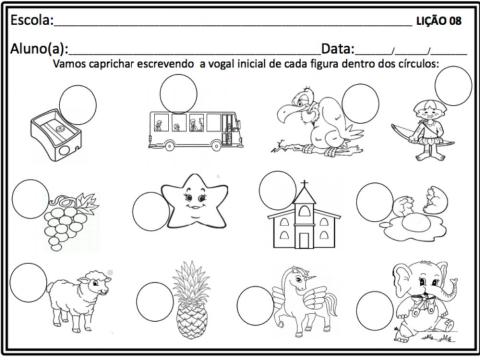 Vogais - Alfabetização