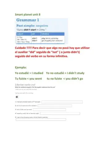 Smart planet unit 8 grammar