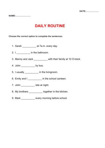 Routine