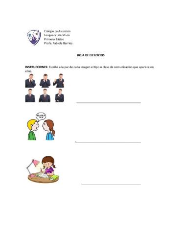 Clases de comunicación