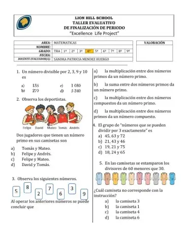 Multiplos y divisores