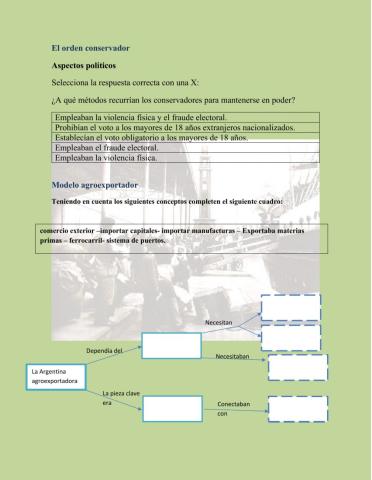 Orden conservador 4 año
