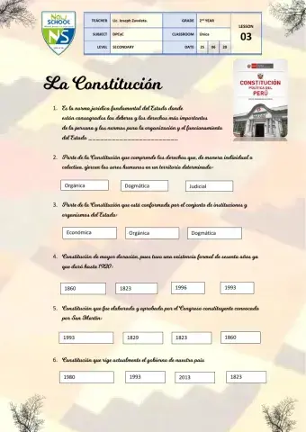 La Constitución